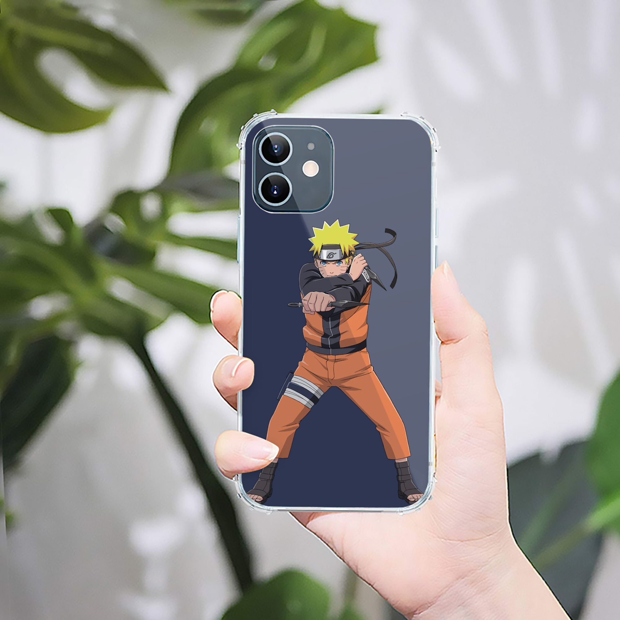 （画像用） NARUTO -ナルト- うずまき ナルト Uzumaki Naruto 【iPhone 12シリーズ対応】透明スマホケース（クリアソフトケース）